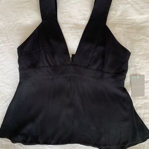 Black dressy top size L
